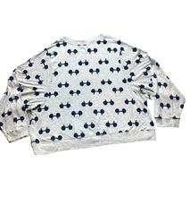 Load image into Gallery viewer, Disney Sweatshirt Womens 3X Allover Print Minnie Head Rainbow Pullover Plus Lady
