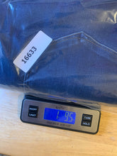 Load image into Gallery viewer, Good American Jeans Women 15 (35x27.5) Blue Denim Whiskered Straight Leg Raw Hem
