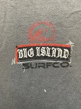 Load image into Gallery viewer, Big Island Surf Shirt Adult Medium Gray Hawaii Surfer Surfing Wave Skater Mens
