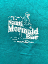 Load image into Gallery viewer, The Nauti Mermaid Shirt Adult Large Teal Green Fisherman's Inn Big Fish Mens
