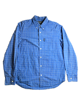 Load image into Gallery viewer, Abercrombie &amp; Fitch Shirt Adult Small Blue Grid Checkered Button Up Casual Mens
