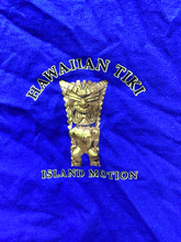 Load image into Gallery viewer, Hawaiian Tiki Shirt Adult 4XL Blue Island Motion Aloha Hawaii Streetwear Mens
