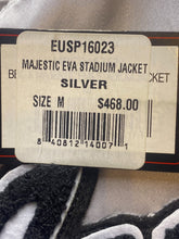 Load image into Gallery viewer, Billionaire Boys Club Jacket Adult Medium Sliver Majestic EVA Spell Out Mens NWT
