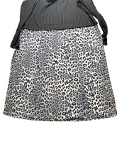 Load image into Gallery viewer, Susan Graver Dress Womens Extra Large Black Gray Leopard Sweater Rib Knit Ladies
