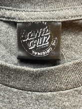 Load image into Gallery viewer, Santa Cruz Shirt Youth Medium Charcoal Gray Screaming Hand Skateboard Boys
