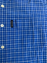 Load image into Gallery viewer, Abercrombie &amp; Fitch Shirt Adult Small Blue Grid Checkered Button Up Casual Mens
