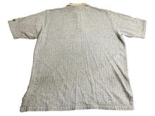 Load image into Gallery viewer, Sharkey &amp; White Shirt Adult Large Gray Old Course Golf Polo St Andrews Scotland
