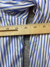 Load image into Gallery viewer, Ralph Lauren Shirt Adult Extra Large Blue White Striped Custom Fit Red Pony Mens
