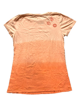 Load image into Gallery viewer, VOLCOM Shirt Youth Medium Peach Ombre Universal Visionaries Streetwear Girls
