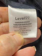 Load image into Gallery viewer, Level 99 Jacket Womens Large Black Zip Up Motorcycle Moto Biker Linen Spandex
