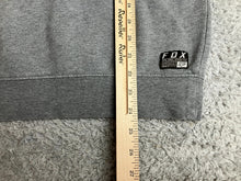 Load image into Gallery viewer, FOX Sweatshirt Adult Medium Gray Black Hoodie Sweater Racing Fleece Pullover Men
