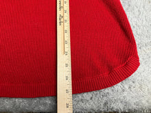 Load image into Gallery viewer, Lauren Ralph Lauren Sweater Womens 3X Red Waffle Knit Cowl Neck Plus Ladies
