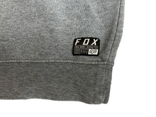 Load image into Gallery viewer, FOX Sweatshirt Adult Medium Gray Black Hoodie Sweater Racing Fleece Pullover Men

