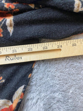 Load image into Gallery viewer, Torrid Dress Womens 3 Black Peach AOP Flower Sper Soft Plush Skater Flared Boho
