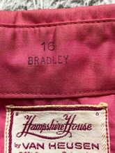 Load image into Gallery viewer, Vintage Hampshire House by Van Heusen Shirt Adult 16 Pink Bradley Button Up Mens
