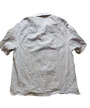 Load image into Gallery viewer, ZARA Shirt Adult Large Blue White Gingham Checkered Button Up Collared Camp Mens
