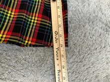 Load image into Gallery viewer, Hot Topic Skirt Womens Medium Black Yellow Plaid Buckle Pleated School Girl Goth
