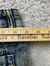 Load image into Gallery viewer, Trillnation Shorts Adult 34x14 Blue Denim Distressed Punk Acid Wash Jean Mens
