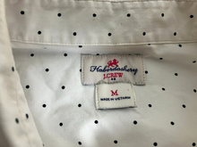 Load image into Gallery viewer, J Crew Shirt Womens Medium White Haberdashery Mini Polkadots Button Up Ladies
