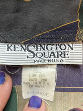 Load image into Gallery viewer, VTG Kensington Square Jacket Womens Extra Large Multi Color Baroque Abstract USA
