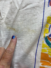 Load image into Gallery viewer, Vintage Ruff Hewn Shirt Adult OSFA Ivory Single Stitch Summer Vacation Artsy Men
