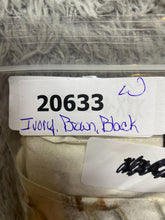 Load image into Gallery viewer, Lafayette 148 Dress Womens Medium Ivory Brown Black Geometric Silk Sheath Hippie
