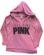 Load image into Gallery viewer, Pink Victoria&#39;s Secret Sweatshirt Womens Large Heather Pink Oversized Ladies
