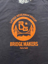 Load image into Gallery viewer, LRG Shirt Womens 2XL Black Orange Oversized Bridge Makers Premium Fit Streetwear
