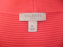 Load image into Gallery viewer, Talbots Sweater Womens Extra Large Front Pockets Tunic Knitted Outerwear Ladies
