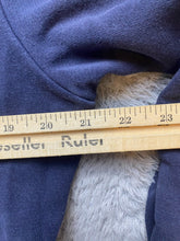 Load image into Gallery viewer, Adidas Sweatshirt Womens Large Navy Pink Three Stripes Hoodie Fleece Ladies
