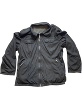 Load image into Gallery viewer, Weather Tamer Jacket Adult Extra Large Black Gray Full Zip Reversable Mens

