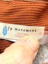 Load image into Gallery viewer, Free People FP Movement Shirt Womens Large Brownish Red Racerback Crop Stretch
