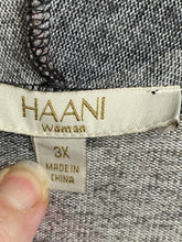 Load image into Gallery viewer, Haani Dress Womens 3X Plus Black Red Gray Plaid Lagenlook Cardigan Rayon Spandex
