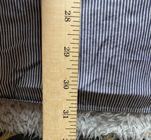 Load image into Gallery viewer, Ralph Lauren Shirt Adult 17.5 34/35 Navy White Stripe Button Up Casual Dress Men
