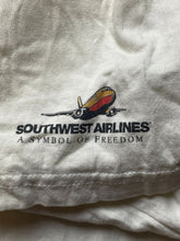 Load image into Gallery viewer, VTG Southwest Airlines Shirt Adult Extra Large White Black Music Dizzy Gillespie
