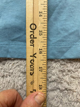 Load image into Gallery viewer, Nike Shirt Womens Medium Slate Blue Double Swoosh Logo Center Cropped Pullover
