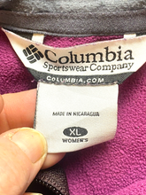Load image into Gallery viewer, Columbia Jacket Womens Extra Large Burgundy Wine Full Zip Fleece Outdoor Ladies
