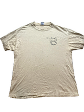Load image into Gallery viewer, VTG Lake Arcadia Triathlon Shirt Adult Extra Large Khaki Single Stitch Frog 90s
