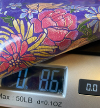 Load image into Gallery viewer, VTG Flower Shirt Womens Extra Large Purple Collared Oversized Single Stitch USA
