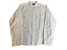 Load image into Gallery viewer, Armani Exchange Shirt Adult Large White Button Up Fitted Casual Pocket A/X Mens
