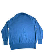 Load image into Gallery viewer, Brooks Brothers Sweater Adult Extra Large Blue 1/4 Zip Italian Yarn Collared Men
