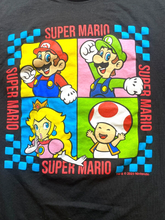 Load image into Gallery viewer, Nintendo Shirt Womens Small Super Mario Luigi Princess Peach Toadstood Group
