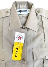 Load image into Gallery viewer, Conqueror Shirt Adult 36-REG Medium Tan Military Army Uniform Workwear USA Mens
