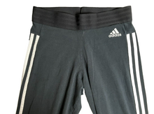 Load image into Gallery viewer, Adidas Pants Womens Medium (26x26) Black Three Stripe Training Yoga Active Sport
