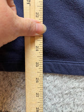 Load image into Gallery viewer, J Crew Sweatshirt Adult Small Navy Blue Cloudspun Fleece Button Collar Mens
