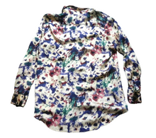 Load image into Gallery viewer, Lauren Ralph Lauren Shirt Womens Large Button Up Allover Print Flower Blouse
