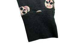 Load image into Gallery viewer, Torrid Leggings Womens 2 (38x23) Black Foxy Skull AOP Cropped Sleepwear PJ Pants
