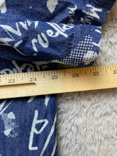 Load image into Gallery viewer, Disney Shirt Womens 1X Denim Blue Button Up Chambray AOP Graffiti Cruella De Vil

