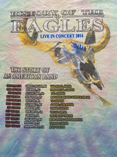 Load image into Gallery viewer, History of The Eagles Shirt Adult Medium Pastel Rainbow American Band Tour Mens
