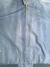 Load image into Gallery viewer, Vintage Lacoste Jacket Adult Extra Large Navy Zip Up Lined Plaid Bomber Mens
